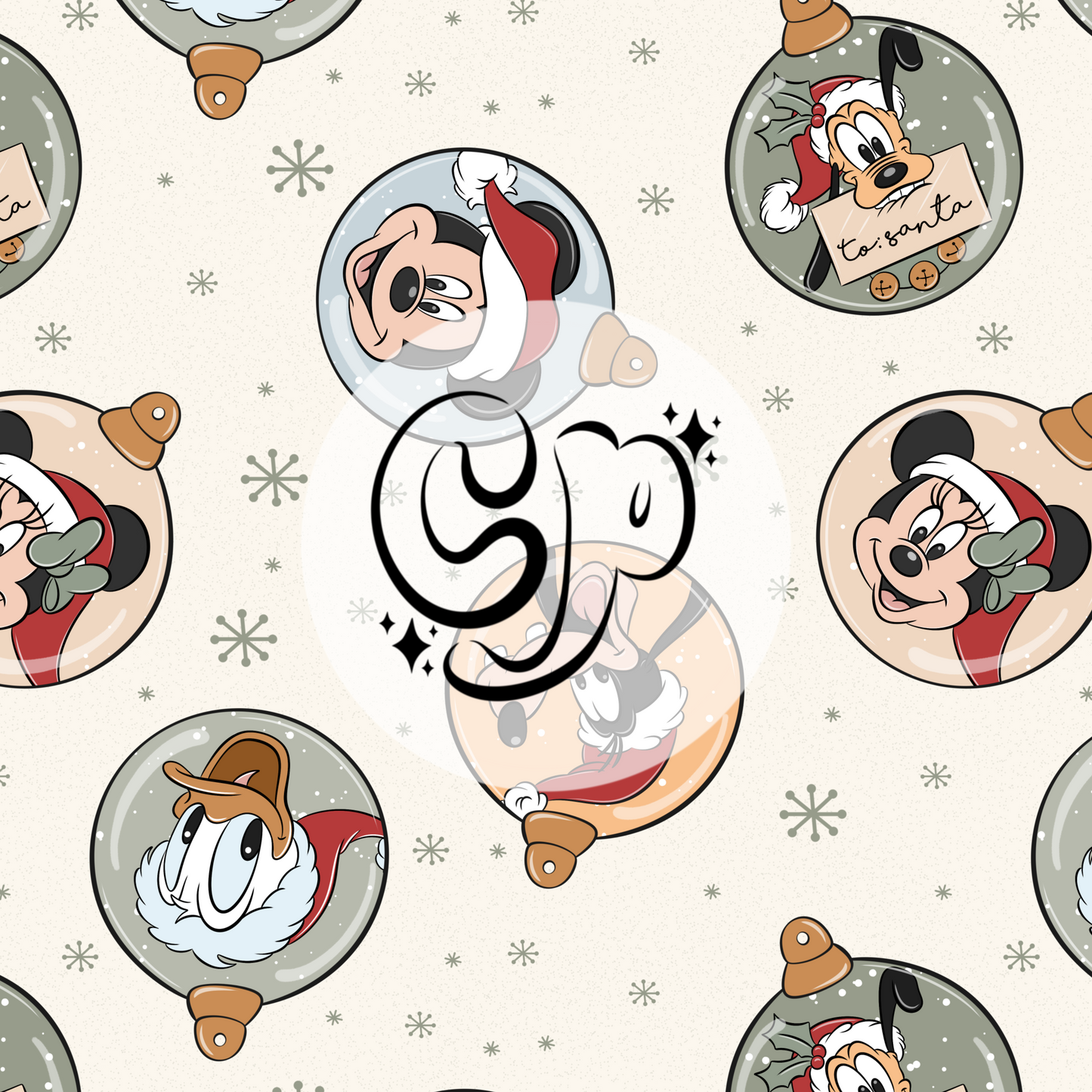 Mouse Ornaments Seamless file