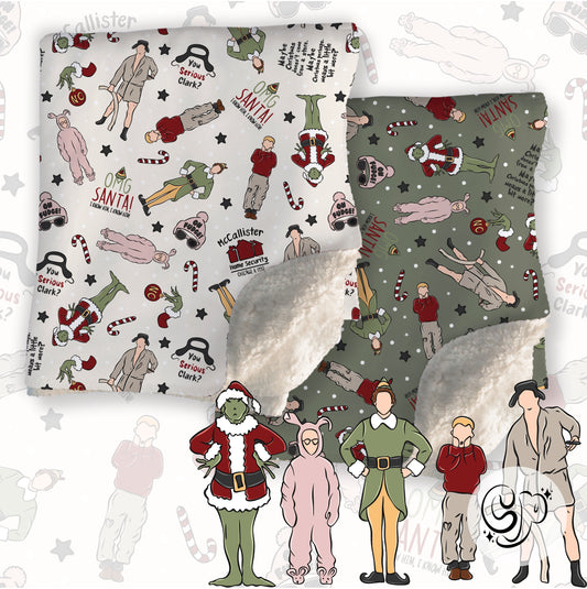 Christmas Classic Movies Friends Seamless file