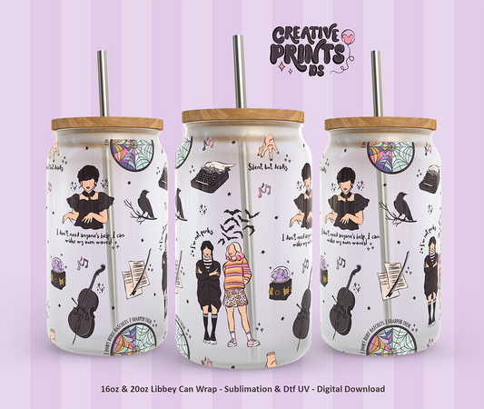 Nevermore Cup Wrap 16oz & 20oz