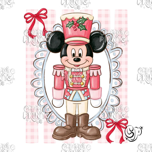 Pink Nutcracker Mouse Friend PNG