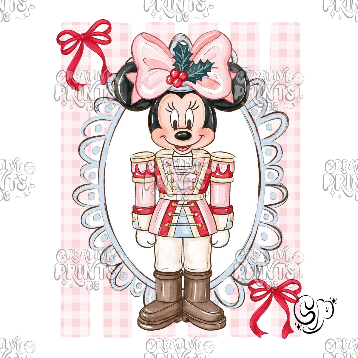 Pink Nutcracker Mouse Friend PNG