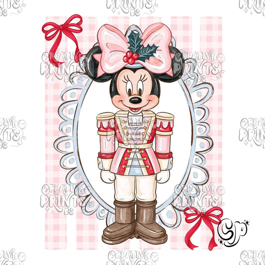 Pink Nutcracker Mouse Friend PNG