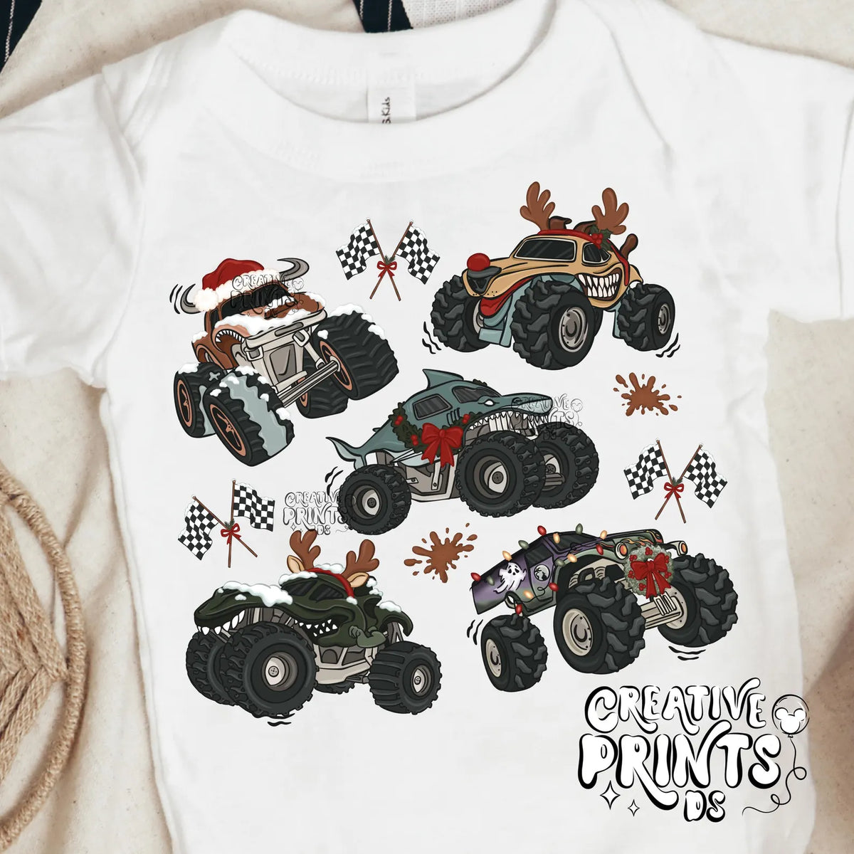 Christmas Monster Truck PNG