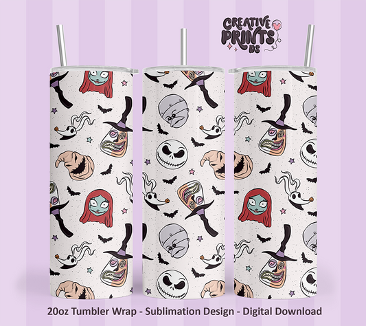 Magical Nightmare Tumbler Wrap 20oz