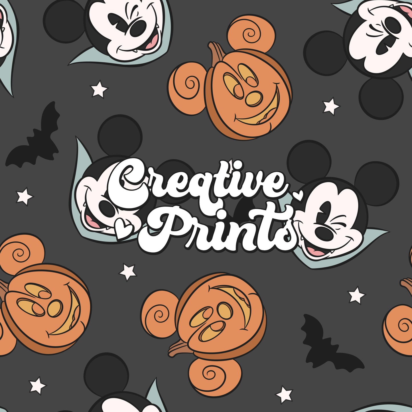 Cute Mouse Pumpkin Seamless file