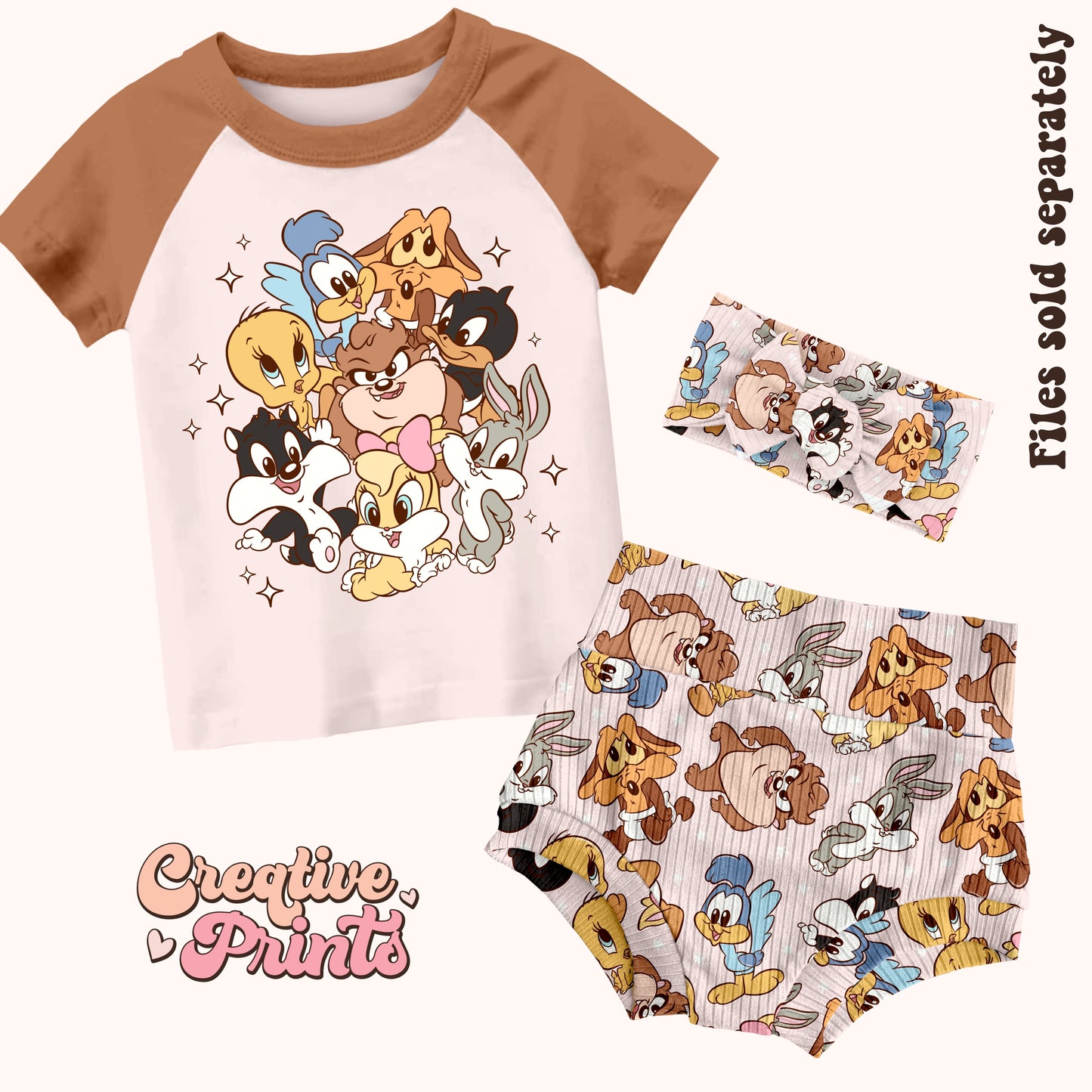 Cute Baby Looney Sublimation PNG