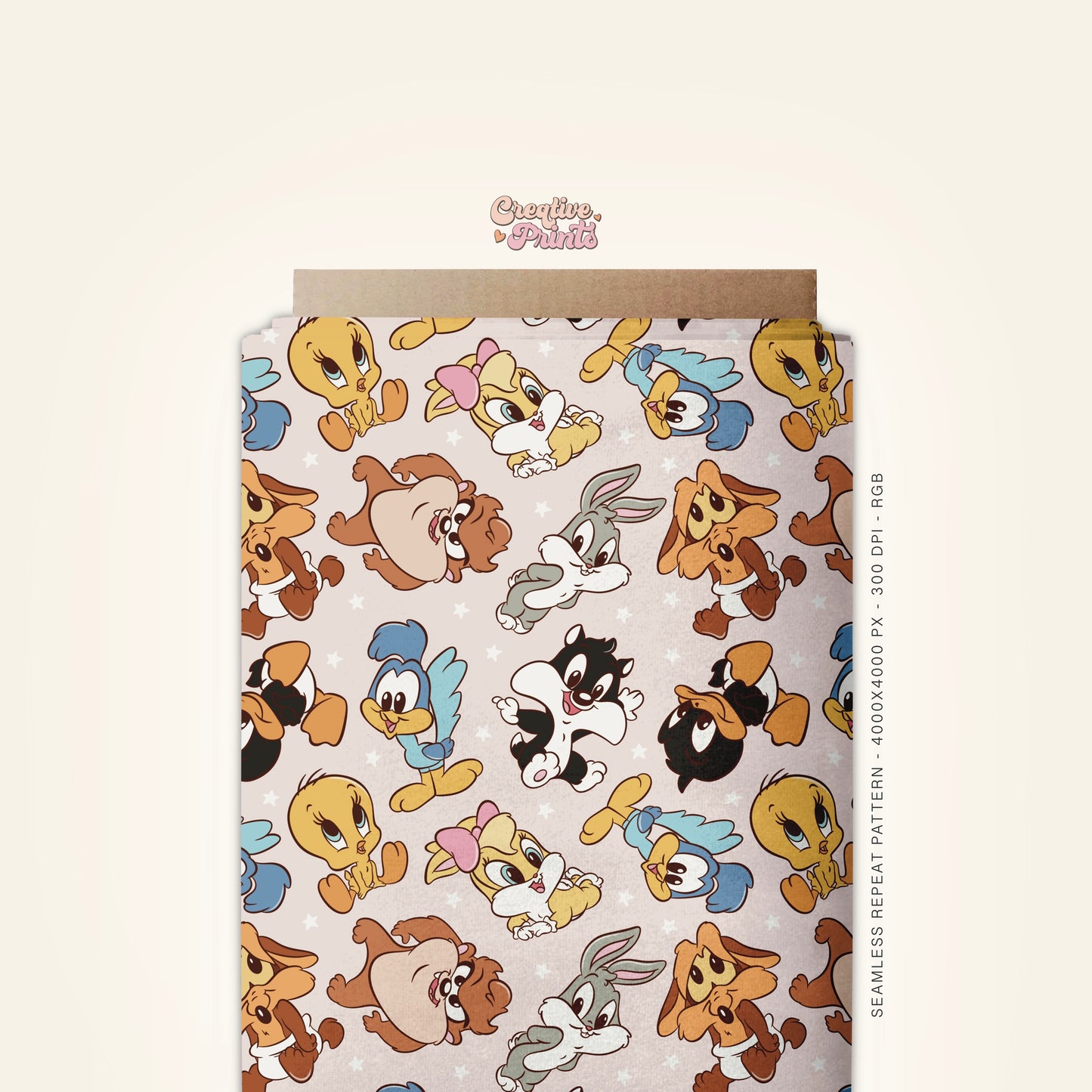 Cute Baby Looney Seamless file