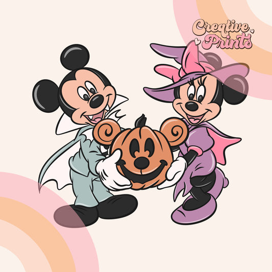 Halloween mouse sublimation PNG