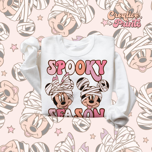 Spooky season mouse mummies sublimation PNG