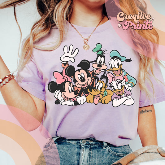 Mouse & Friends Sublimation PNG