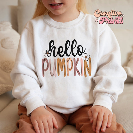 Hello pumpkin PNG - Freebie!