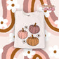 Cute floral pumpkins sublimation PNG