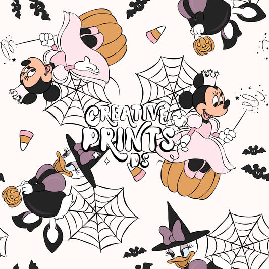 Magical Halloween Mouse & Friends Seamless file