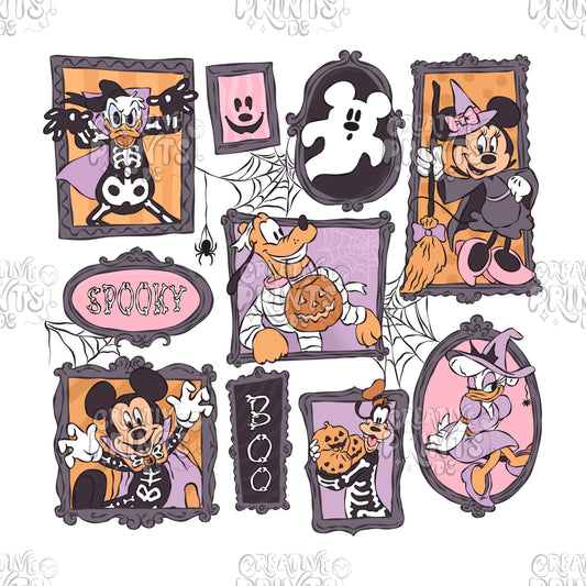 Magical Spooky Frames PNG
