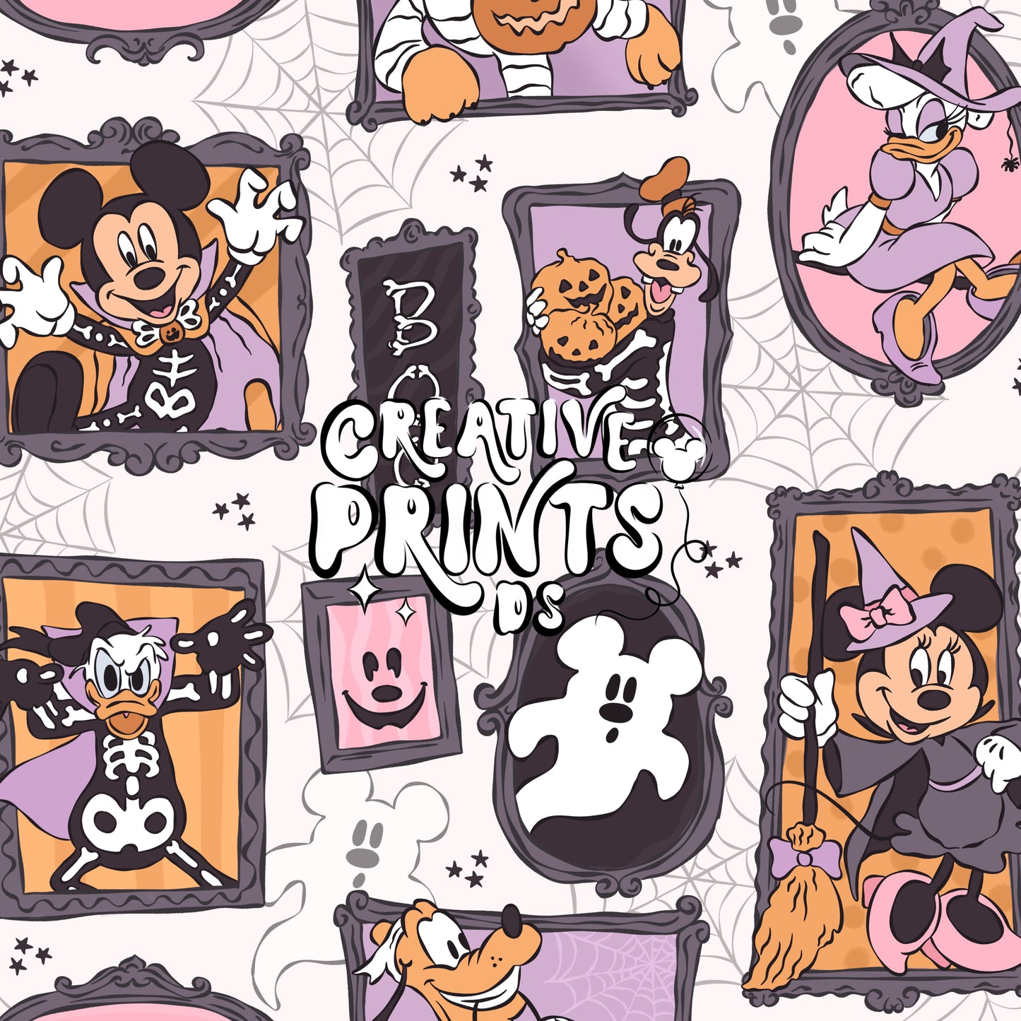 Magical Spooky Frames Seamless file