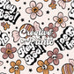 Hey, boo! cute halloween floral pumpkins seamless file