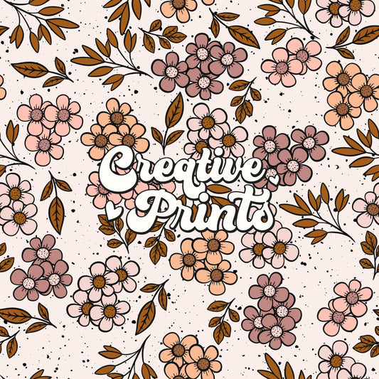 Fall floral seamless file