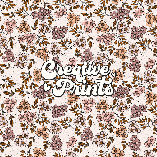 Fall floral seamless file