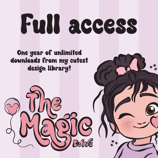 The Magic Drive – 12 Months of Seamless Patterns, PNGs & Cup Wraps + 1500 files!
