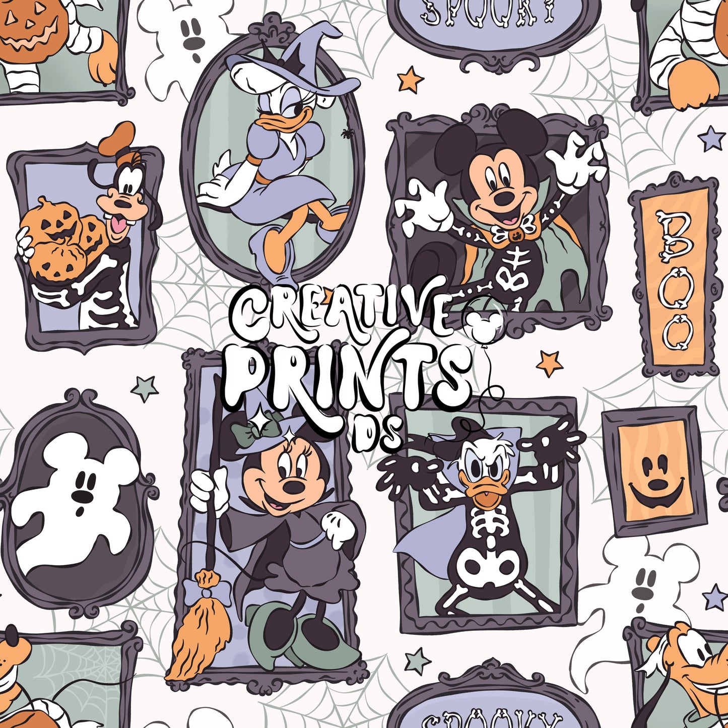 Magical Spooky Frames Seamless file