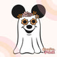 Cute mouse ghost Sublimation PNG