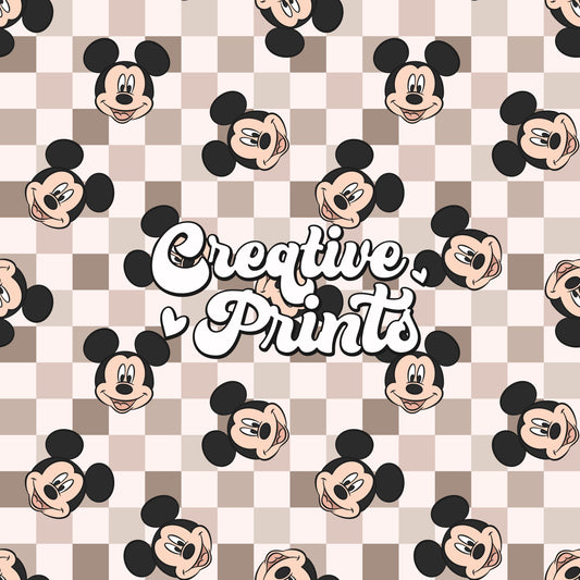 Neutral mouse checkered seamless file