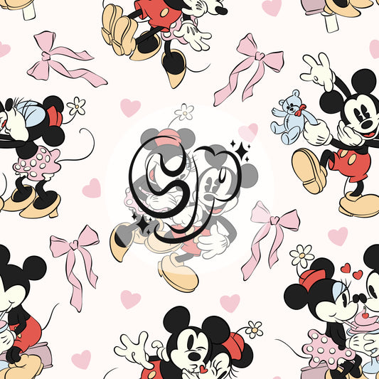 Vday Vintage Mouse Seamless file