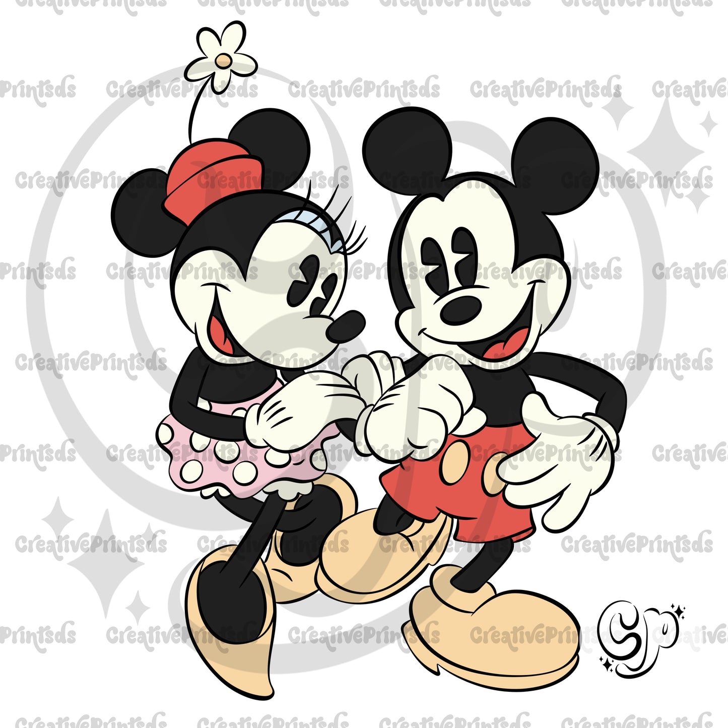 Vday Vintage Mouse PNG