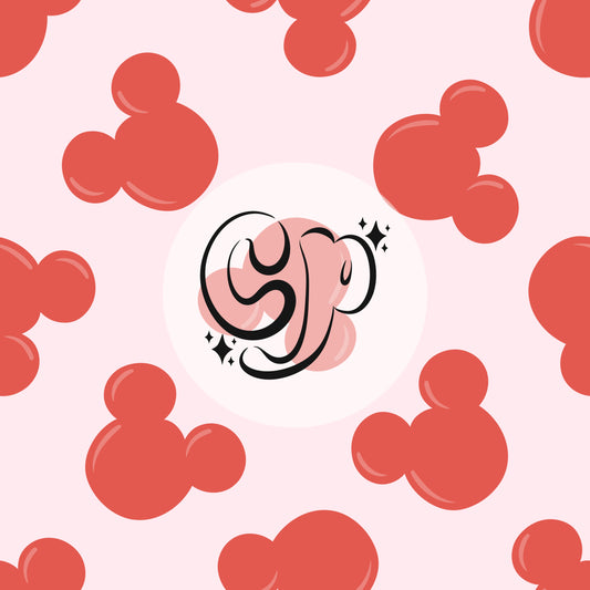 Vday Mouse Ears Balloons Seamless file