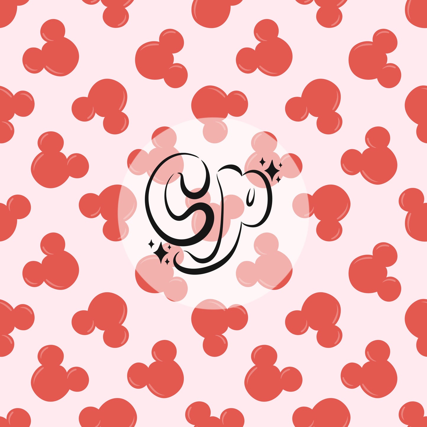 Vday Mouse Ears Balloons Seamless file