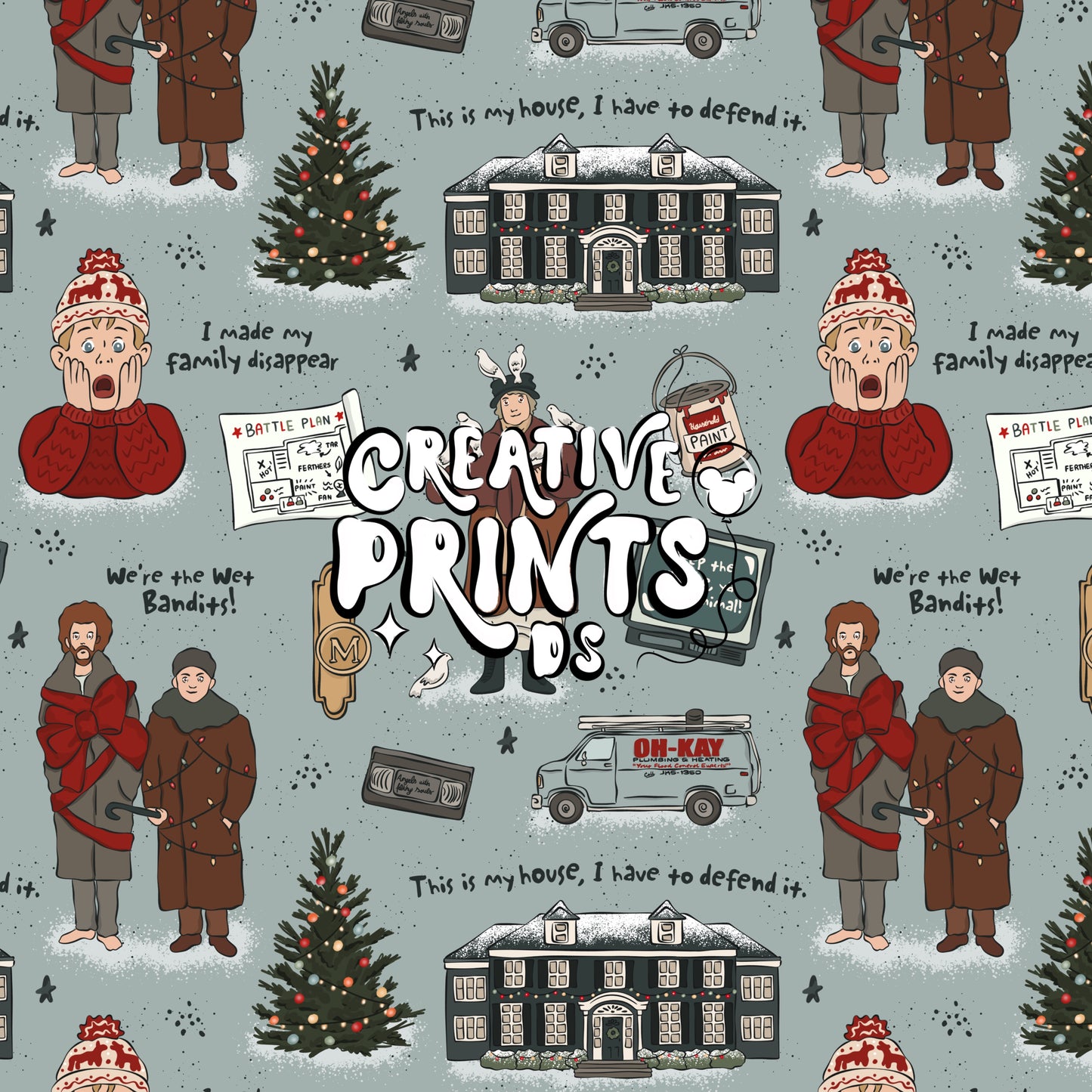 Classic Christmas Movie Seamless file