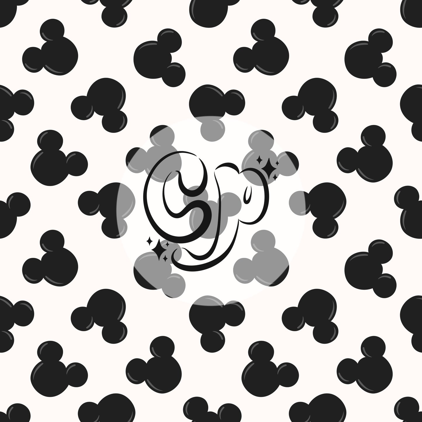 Mouse Ears Balloons Seamless file