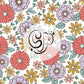 Summer floral seamless file