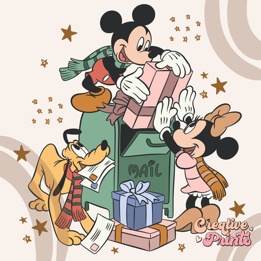 Christmas Mouse and Friends PNG