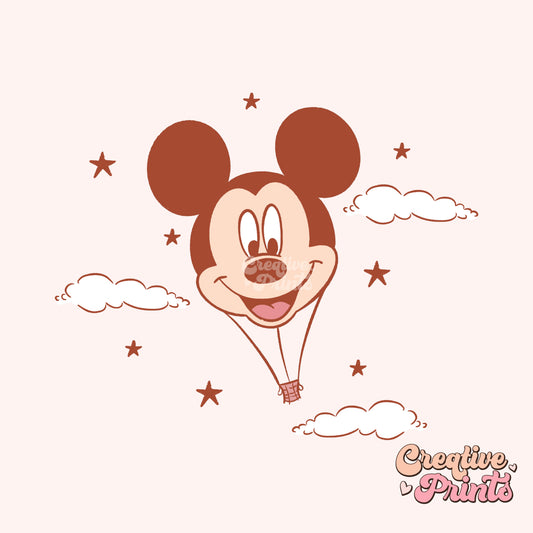 Mouse hot air balloon PNG