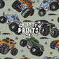 Monster Trucks Seamless file V1 - Green