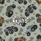 Monster Trucks Seamless file V3 - Green