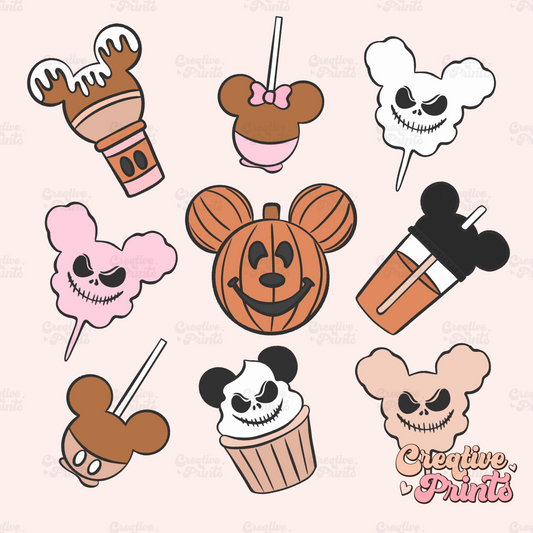 Spooky snacks PNG