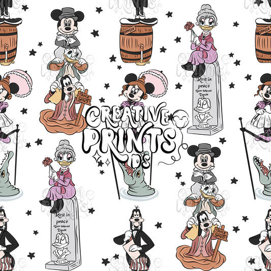 Haunted Mansion Mouse & Friends Seamless file