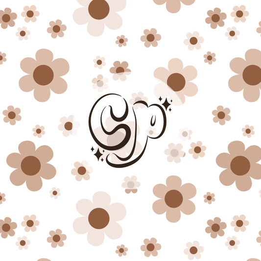 Boho Daisies Seamless file