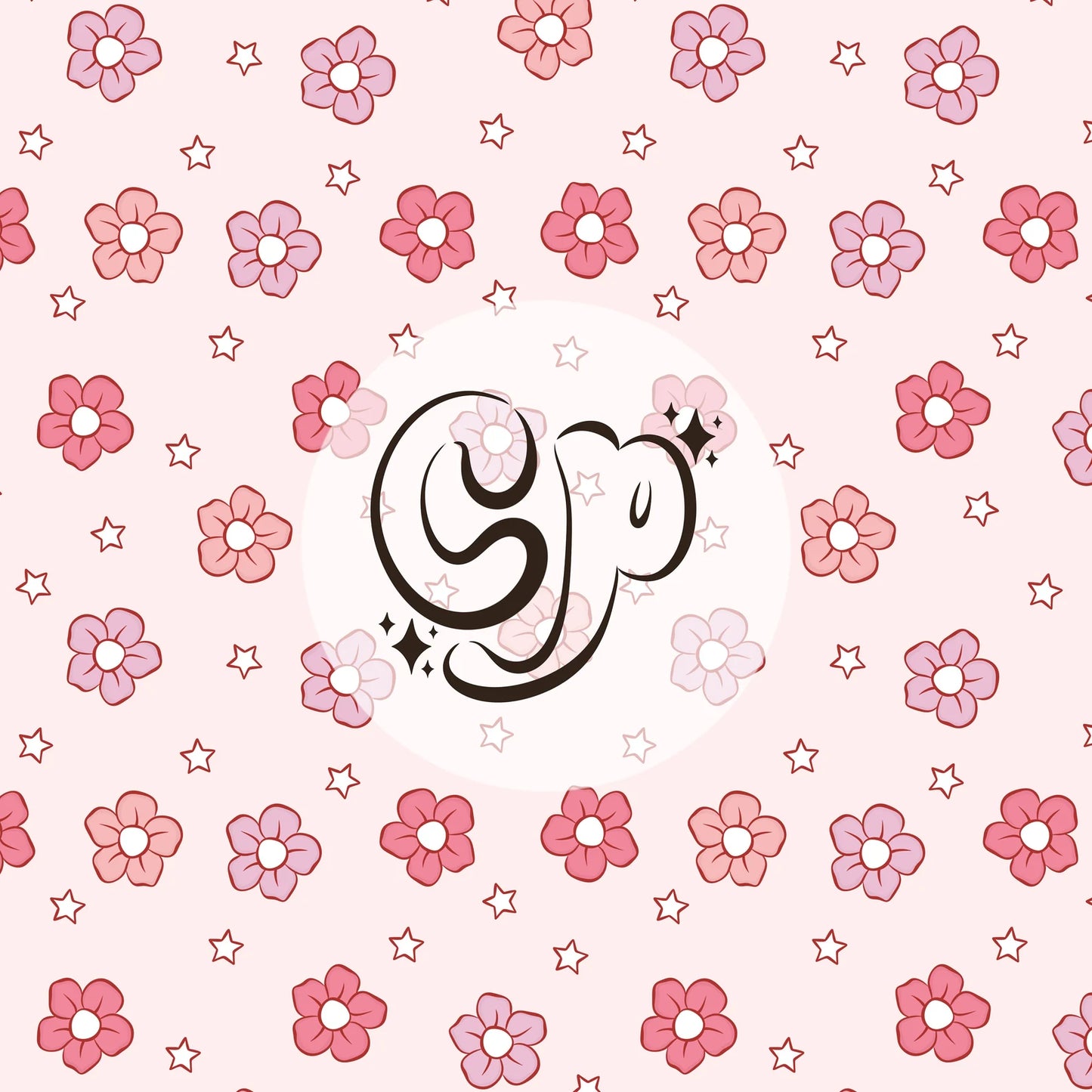 Pink Floral Daisies Seamless file