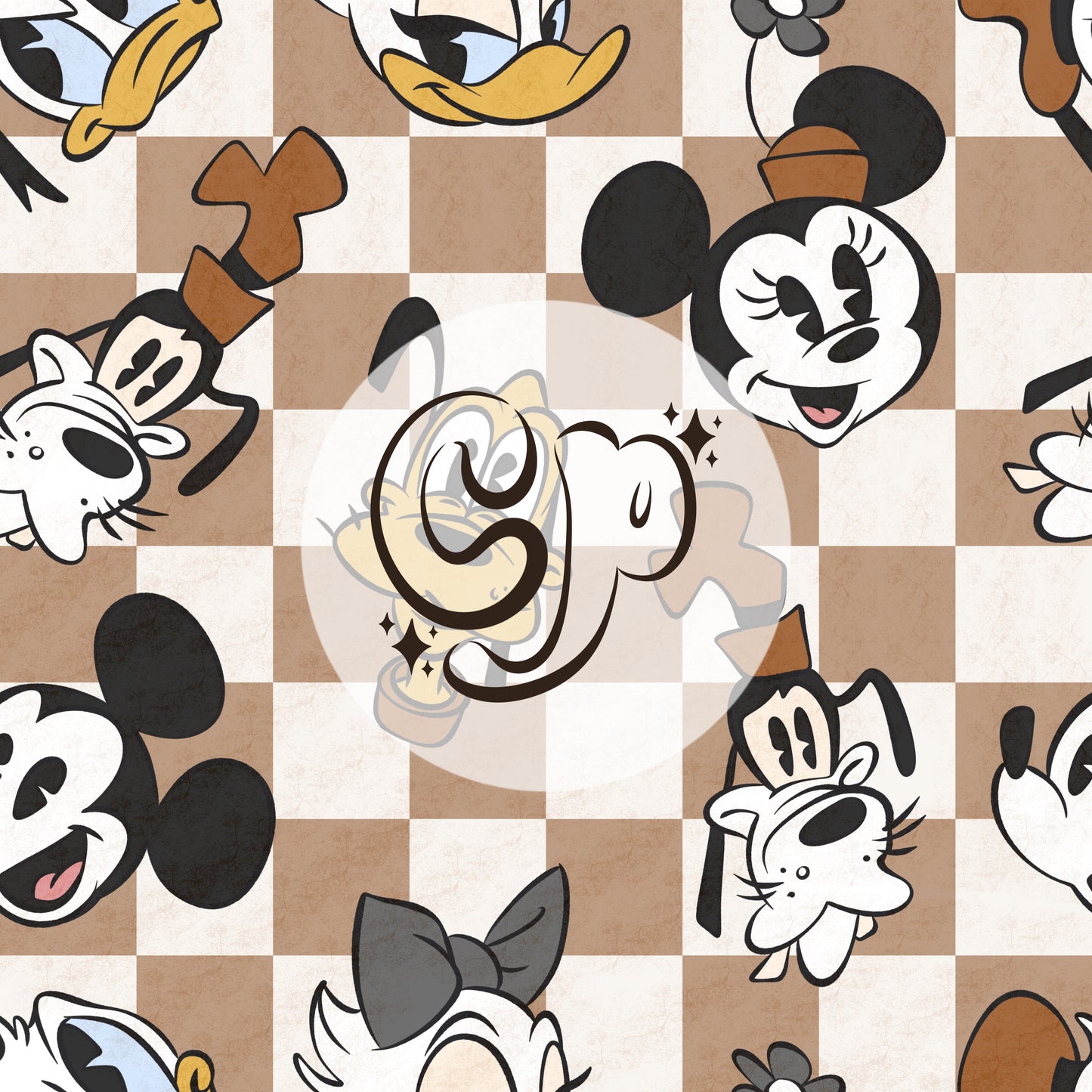 Vintage Mouse & Friends Seamless file