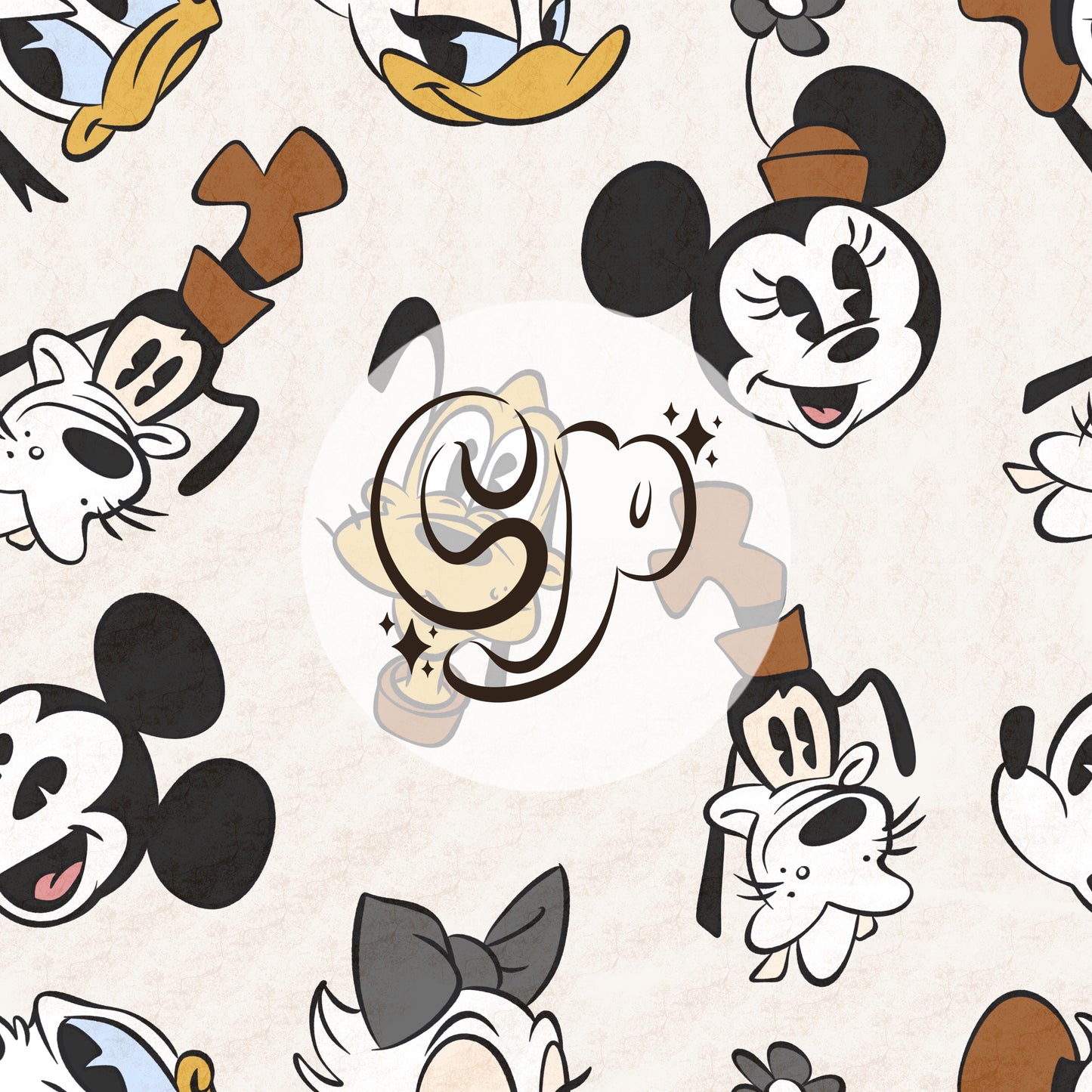 Vintage Mouse & Friends Seamless file