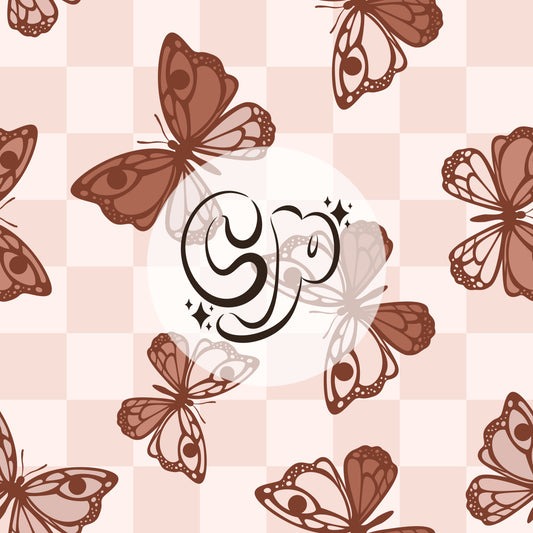 Boho Butterflies seamless file