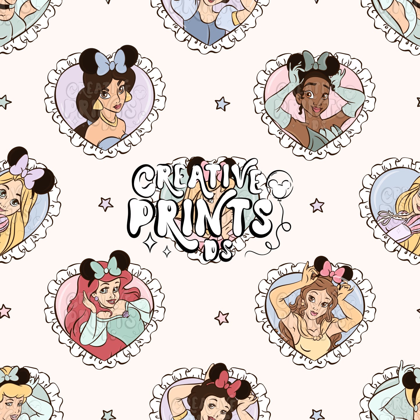 Mouse Princesses Seamless file