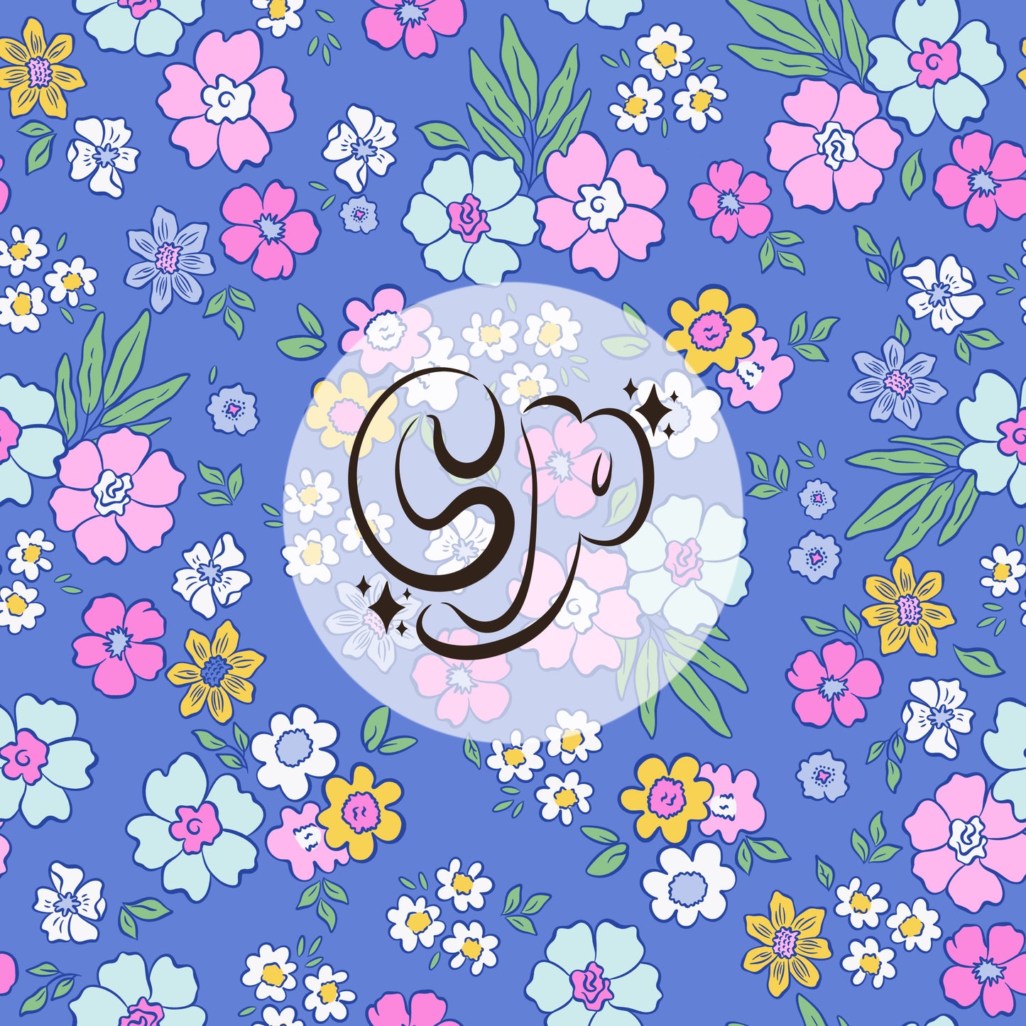 Bright Summer Floral Seamless pattern