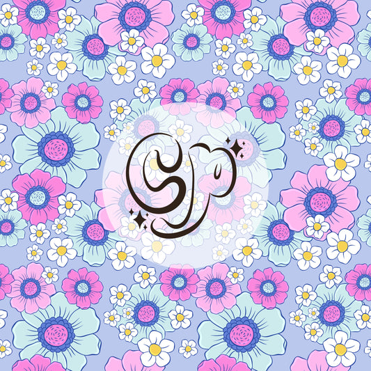 Bright Summer Floral Seamless pattern