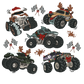 Christmas Monster Truck PNG