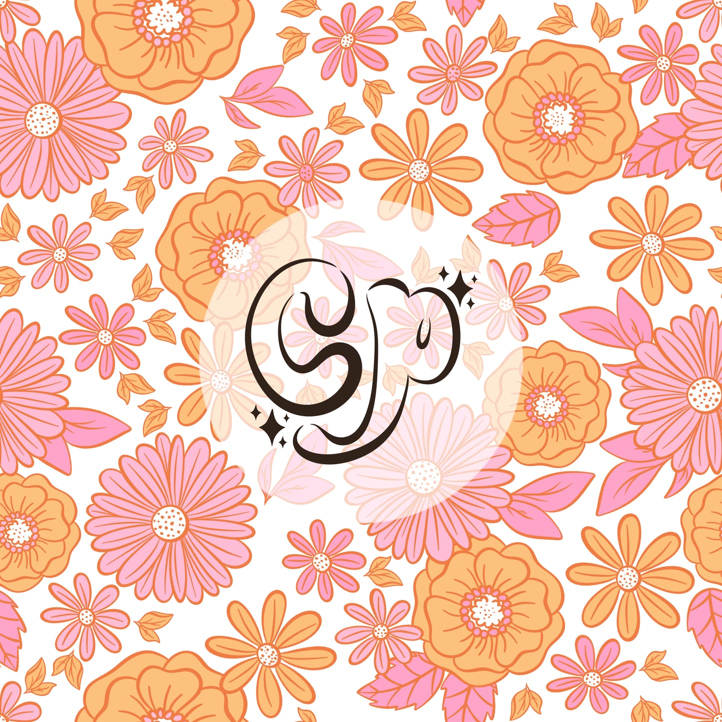 Summer Floral Seamless pattern