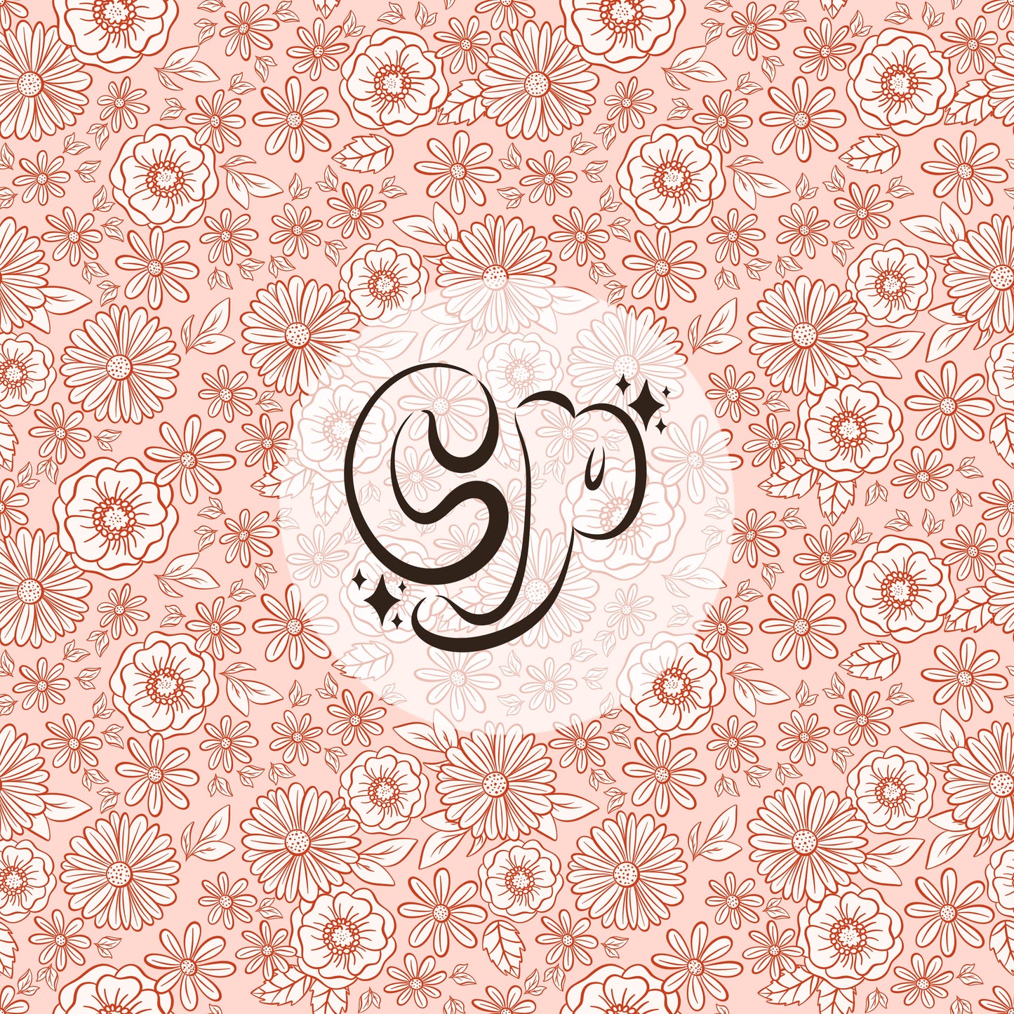 Boho Floral Seamless pattern